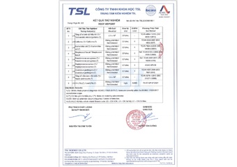 Giấy kiểm nghiệm các chất gây hại