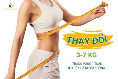 THAY ĐỔI 3-7 KG TRONG VÒNG 1 TUẦN LIỆU CÓ QUÁ NHIỀU KHÔNG?