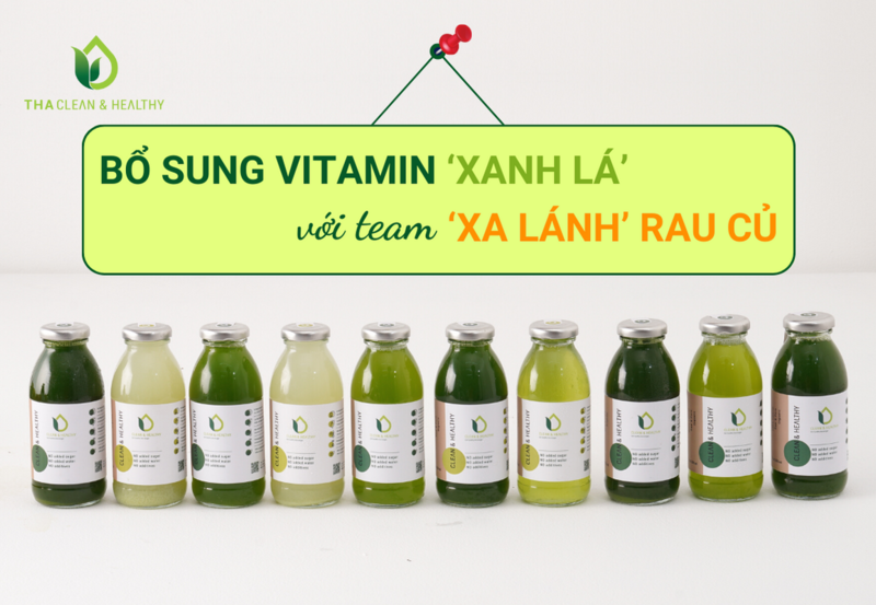 BỔ SUNG VITAMIN 'XANH LÁ' VỚI TEAM ‘XA LÁNH’ RAU CỦ