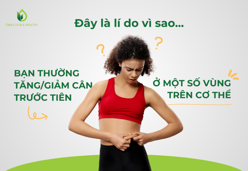 ĐÂY LÀ LÍ DO VÌ SAO BẠN THƯỜNG TĂNG/GIẢM CÂN TRƯỚC TIÊN Ở MỘT SỐ VÙNG TRÊN CƠ THỂ
