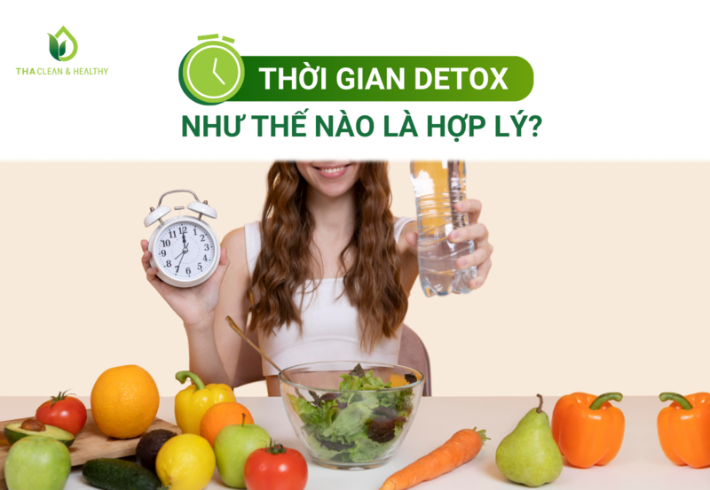 THỜI GIAN DETOX NHƯ THẾ NÀO LÀ HỢP LÝ?