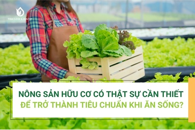 NÔNG SẢN HỮU CƠ CÓ THẬT SỰ CẦN THIẾT ĐỂ TRỞ THÀNH TIÊU CHUẨN KHI ĂN SỐNG?