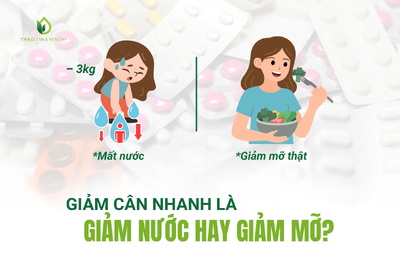 Thuốc giảm cân cấp tốc có thực sự giảm mỡ, hay chỉ là “hút cạn” nước?