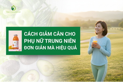 Cách giảm cân cho phụ nữ trung niên đơn giản mà hiệu quả