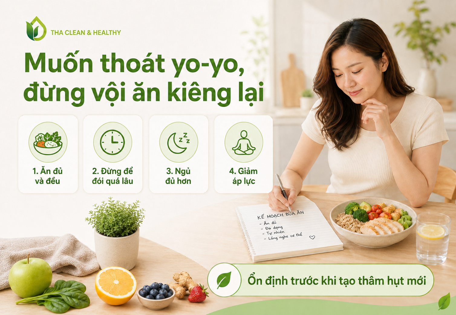Muốn thoát khỏi tình trạng này, bạn đừng vội ăn kiêng trở lại